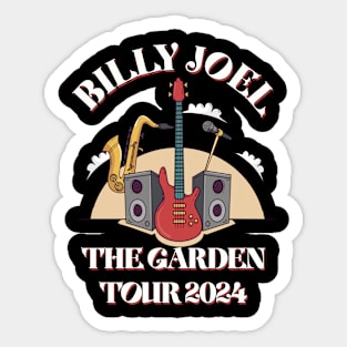 BILLY JOEL THE GARDEN TOUR 2024 Sticker